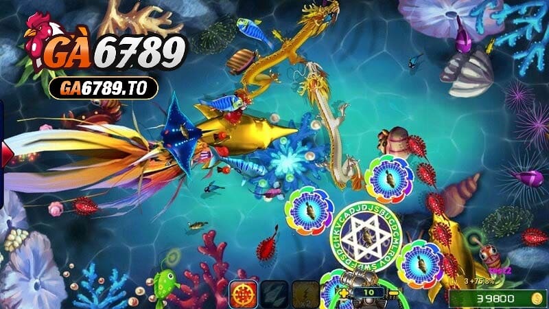 Bắn Cá GA6789 – Săn Thưởng Cực Đã, Đồ Họa Sống Động 3 Tăng đạn khi chơi bắn cá Ga6789