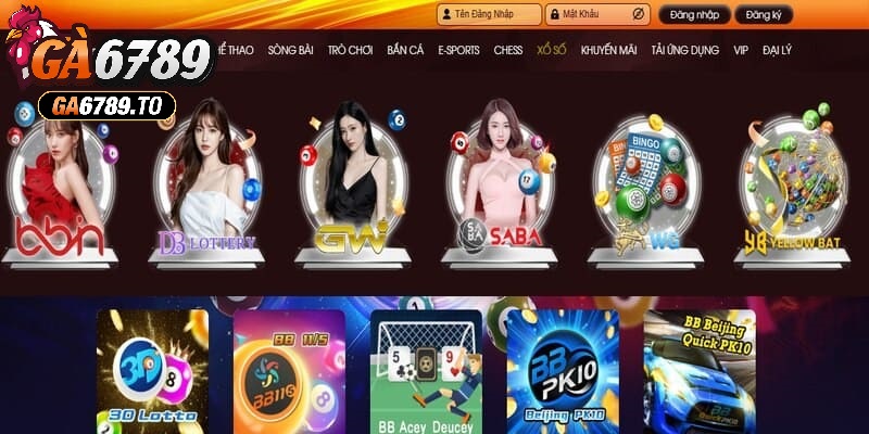 Dịch vụ xổ số được thiết kế với chất lượng tốt